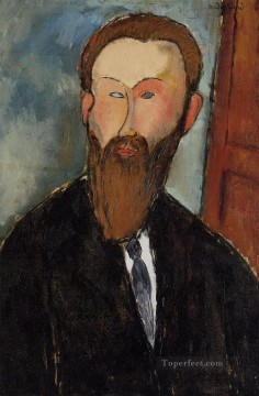 retrato del fotógrafo dilewski 1916 Amedeo Modigliani Pinturas al óleo